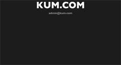 Desktop Screenshot of kum.com